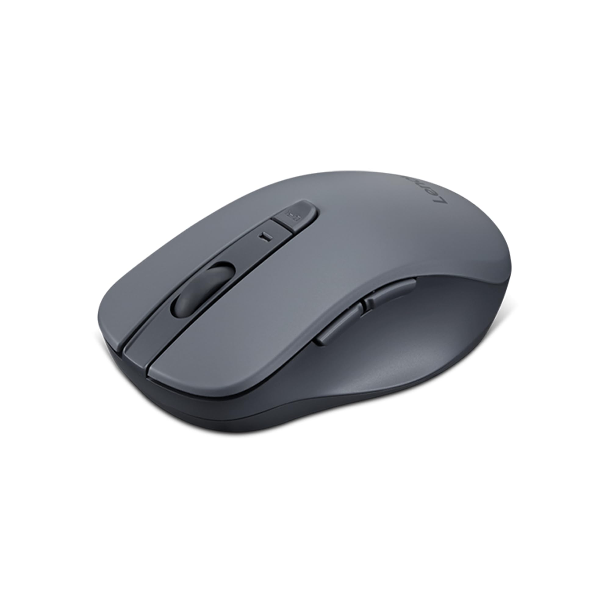 Lenovo WL310 – Ratón Inalámbrico Bluetooth (Silencioso, Sensor Óptico Rojo, 6 Botones, Rueda Scroll, Bluetooth 5.0) Incluye Batería – Color Gris