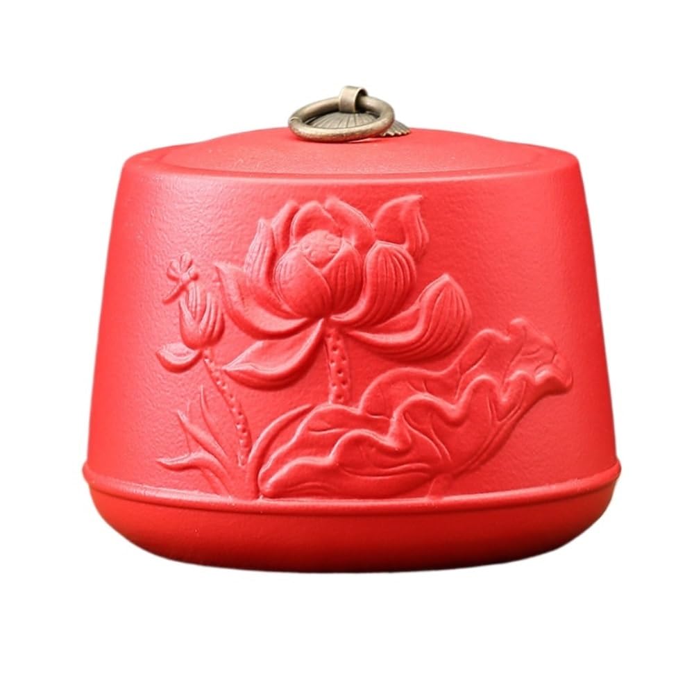 LAPADULA Pojemnik na herbatę ceramiczny zbiorczy zbiornik do przechowywania herbaty pusty zbiornik duży uszczelniony zbiornik do przechowywania herbaty dom zielona herbata czarna herbata zbiornik do