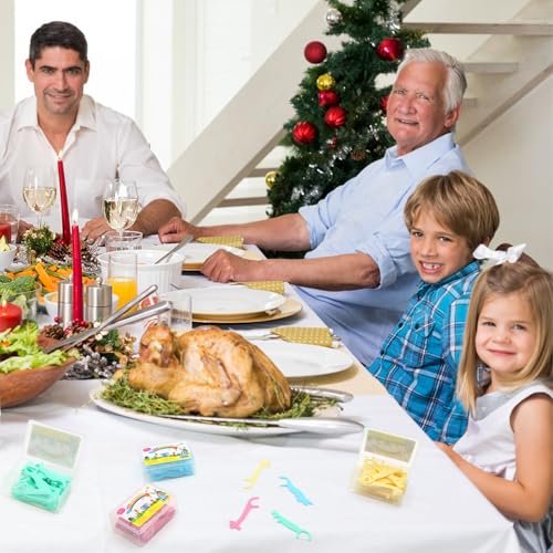 Scettar 160 Stück Zahnseide für Kinder, BPA-frei, flache Zahnseide, Tierformen, rutschfester Griff, zur Reinigung der Zähne und Entfernung von Speiseresten, 4 Boxen mit je 40 Stück – Bild 8