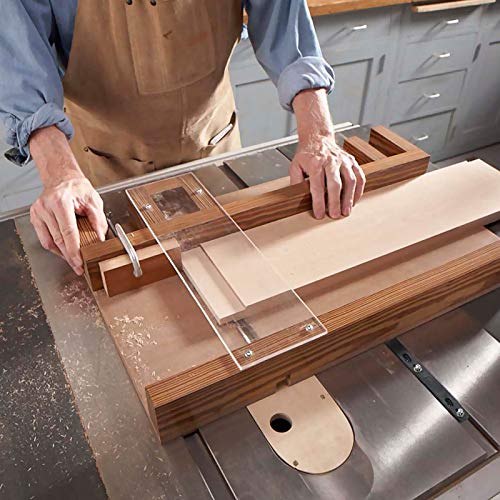 Table Saw Sled, Table Saw Accessories, Dovetail Jig, Miter Bar Track, Adjustable Miter Bar, Miter Gauge, T-track Woodworking(2 Pack)