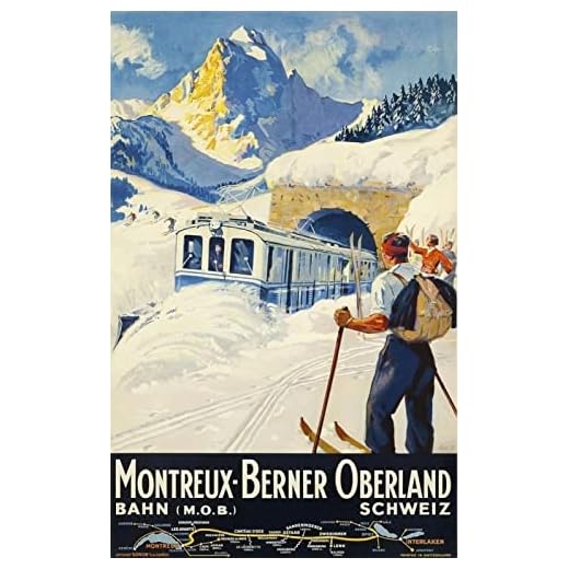 Tyskland Med tåg Affischer och utskrifter Vintage Illustrerad Resande Canvas Målning Klassisk Väggkonst För Vardagsrum Heminredning Bild 50x70cm X1 Ingen ram