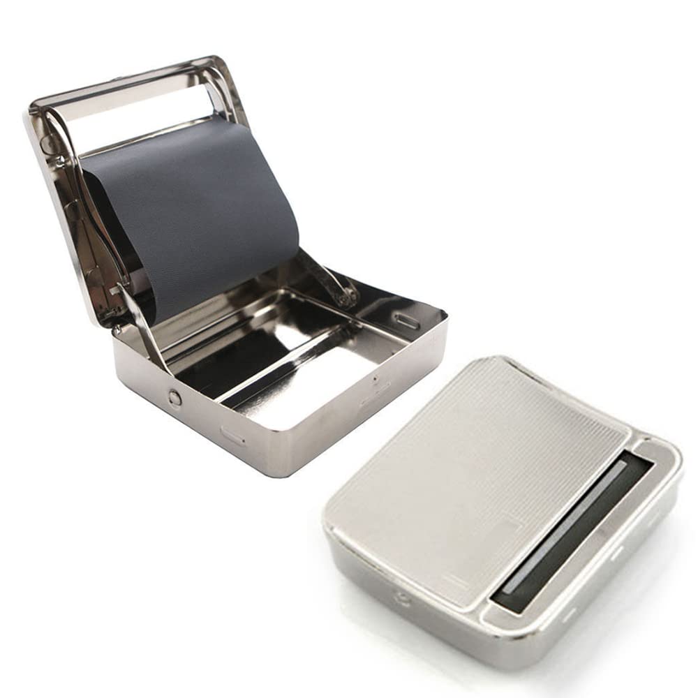 ONE BEST DEAL 1 x Automatic Rolling Machine Tobacco | Cigarette Portable &  Strong Metal Tin Box for Cigarette Rolling