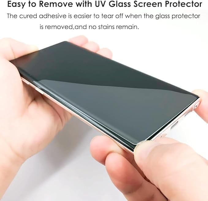 Image of Diruite UV Tempered Glass for Motorola Edge 40 - Premium 9H Hardness, Full Edge-to-Edge Coverage, Crystal HD Clarity, UV Glue with Easy Installation Kit (Pack of 1)