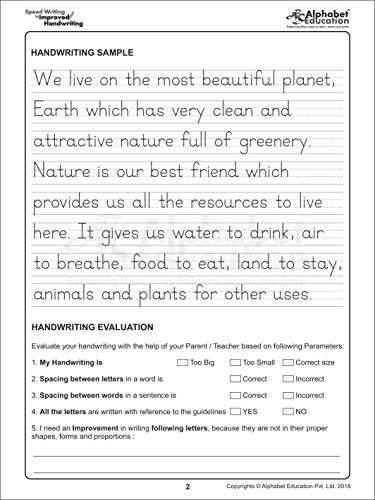 Image of Print style writing Combo - Speed writing in improved handwriting - Book A (For 6-9 years) with Book B (For 9+ years) - 30 Days Handwriting practice book for speed writing and handwriting improvement