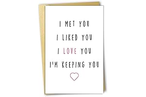 Romantic Anniversary and Valentine's Day Greeting Card