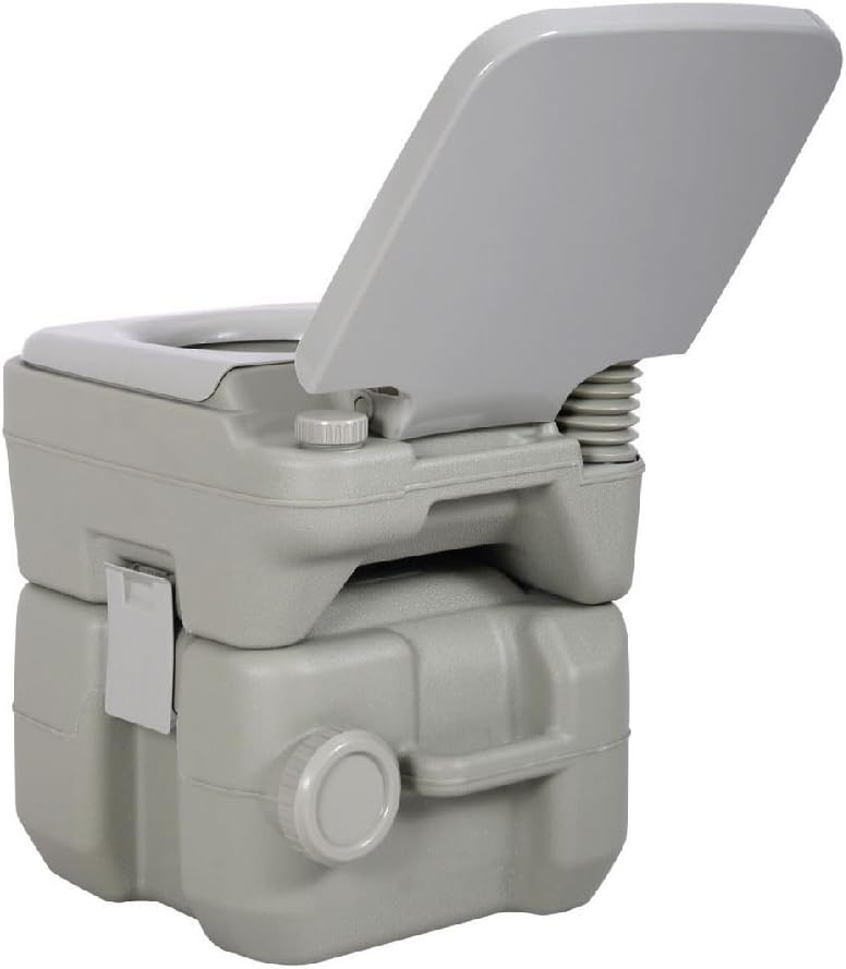 5 Gallon 20L Portable Toilet Flush Travel Camping Outdoor/Indoor Commode Potty