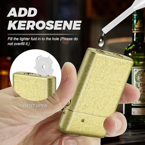 Encendedor Vintage de Cobre con Kerosene Samniu miniatura 5