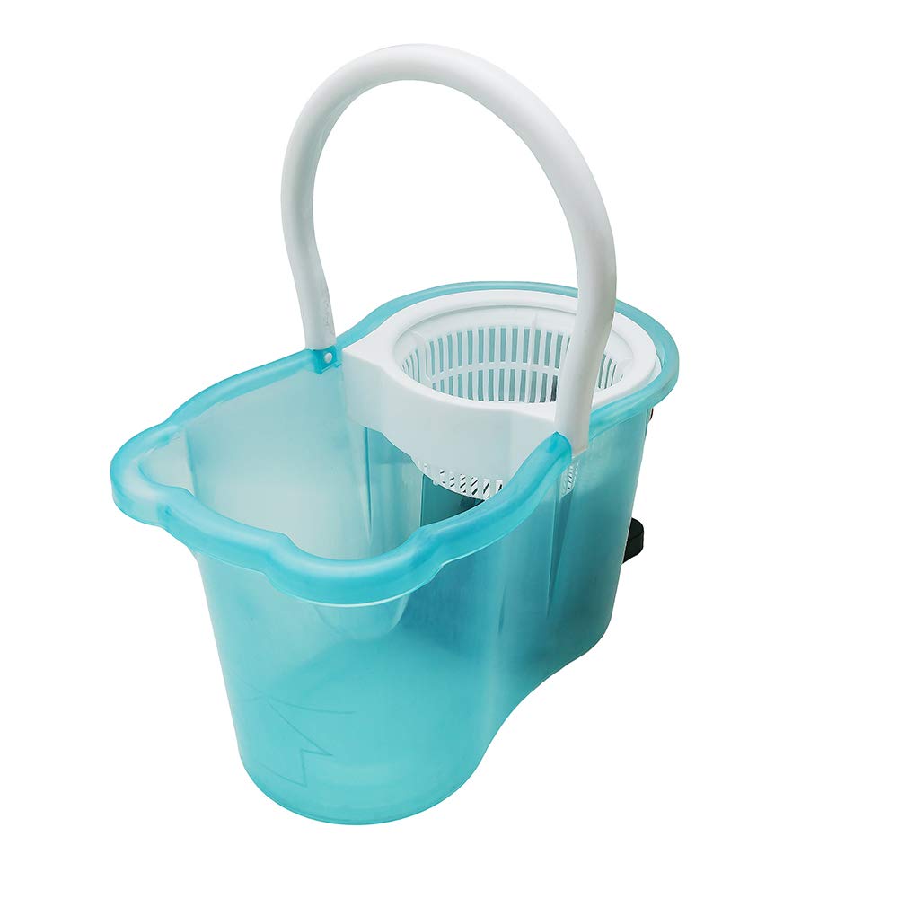 AQUABLADE Mop360 - Balai à serpillière rotative en Microfibre et Seau à pédale