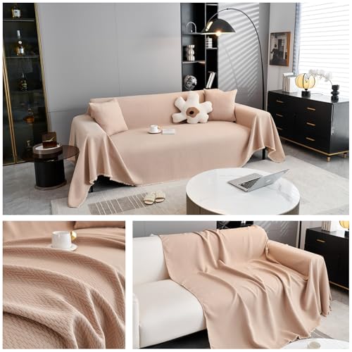 Couverture canapé multifonction anti-poussière grand format 5 places