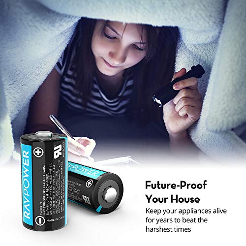 CR123A 3V Lithium Battery RAVPower Non-Rechargeable Lithium Batteries [16 Pack 1500mAh Each] 10 Years of Shelf Life for Arlo Cameras Polaroid Flashlight Microphones [CAN NOT BE RECHARGED] - Thumbnail 7