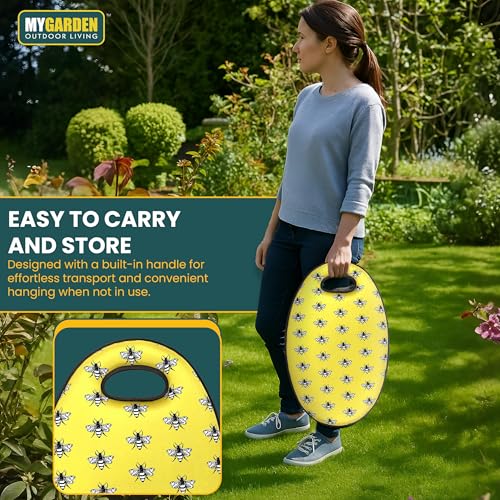 My Garden Kneeling Pad For Gardening Housework 4.5CM Thick With Carry Handle Garden Kneeler Durable Heavy Duty Water Resistant Kneeling Foam Cushion - Image 4