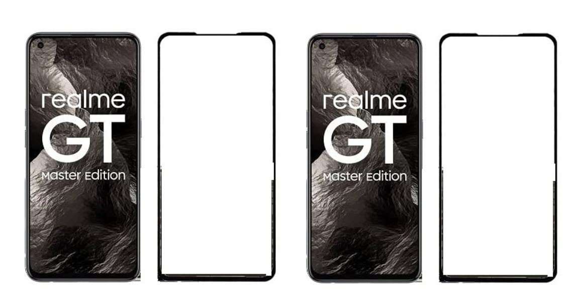 Full Glue Screen Protector D-Plus Tempered Glass for Realme GT Master Edition (Pack of 2)