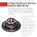 BOSS Audio Systems CH6530B Chaos Series 6.5 Inch Car Door Speakers - 300 Watts Max (per Pair), Coaxial, 3 Way, Full Range, 4 Ohms, Sold in Pairs, Bocinas para Carro