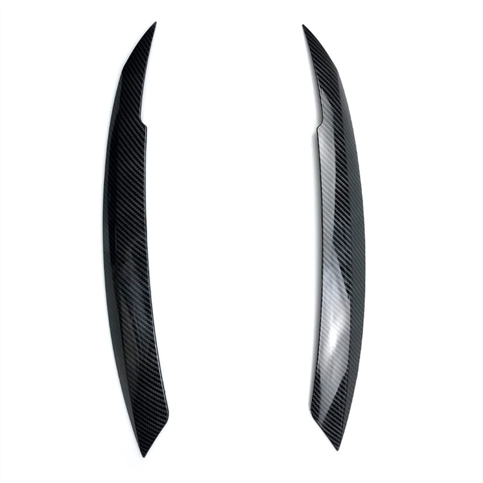 ABS Car Headlight Eyebrows Eyelid Decorative Stickers for Jetta for Sagitar MK6 TSI TDI Hybrid 2010-2018(Carbon Look)