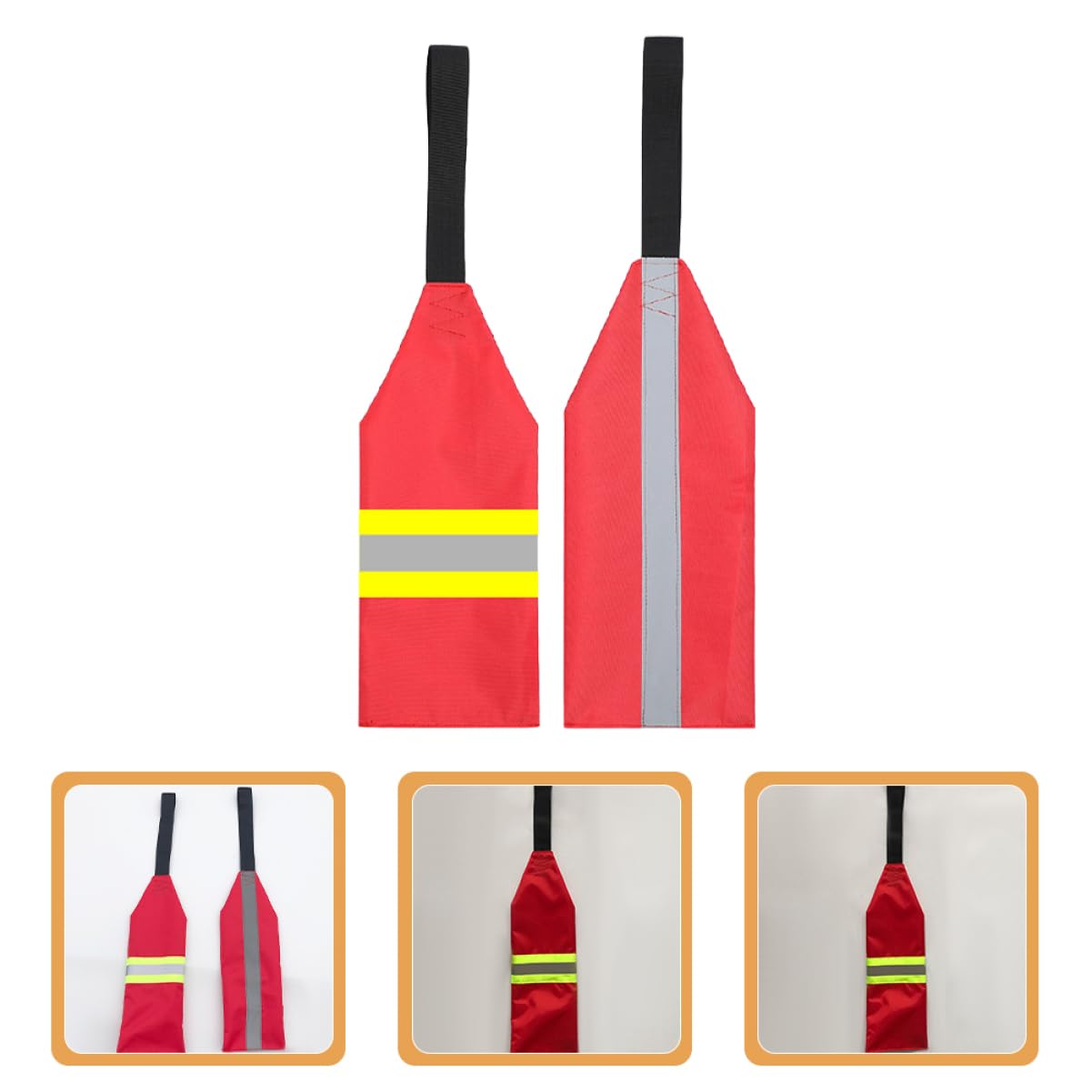 Toyvian Estandarte De Seguridad Pequeño Enganche Bandera De Seguridad De Kayak Accesorios De Kayak Banderas De Seguridad para Canoas Tela Oxford