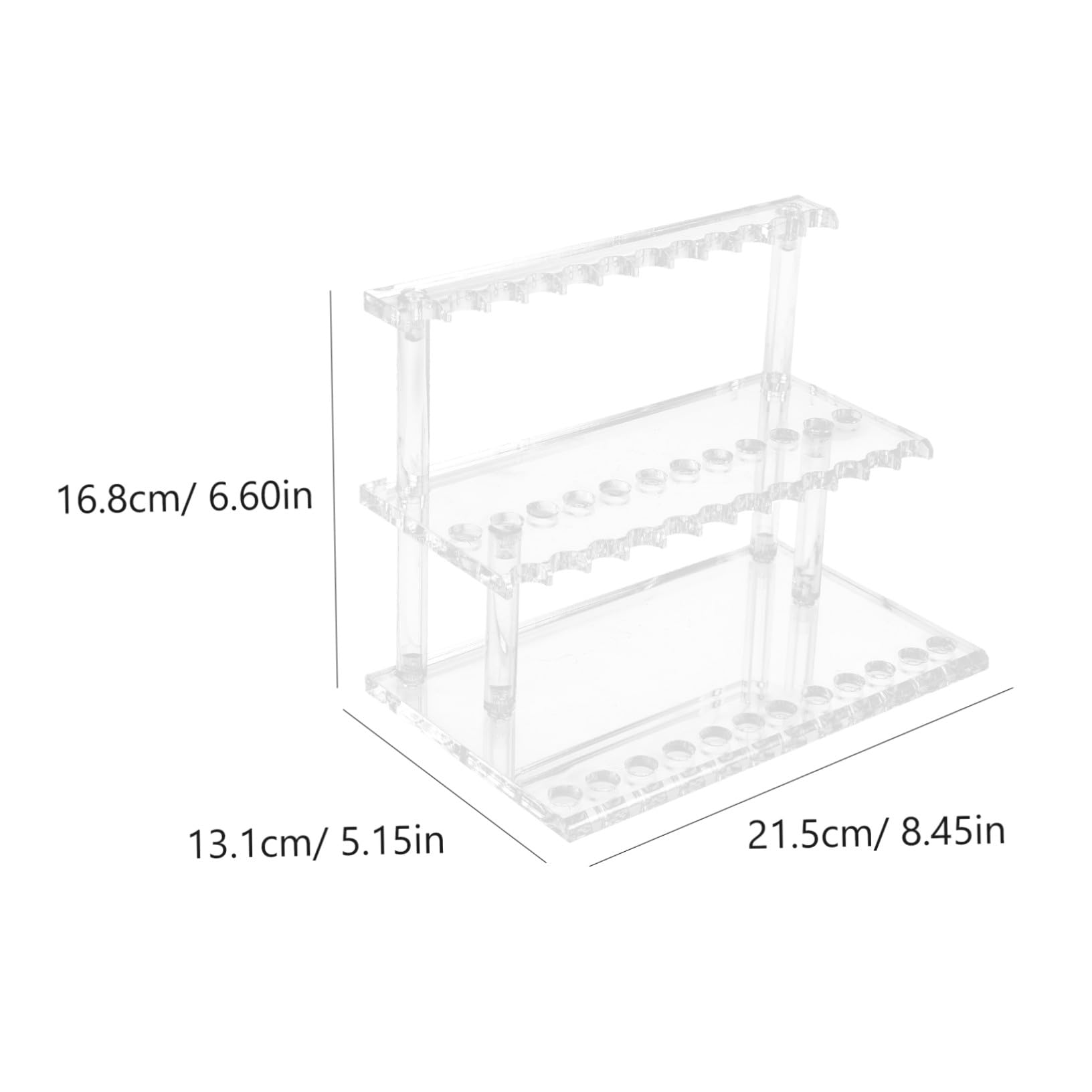 Porta Penne da Scrivania in Acrilico Trasparente, Facile da Pulire, Design Semplice e Raffinato, Espositore Multifunzione per Penne e Cucchiai per Ogni Occasione