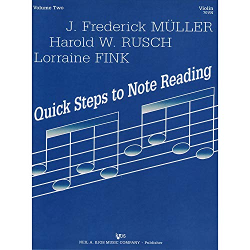 Fink/Muller/Rusch - Quick Steps To Note Reading, Book 2 - Violin - Neil A Kjos Music Co