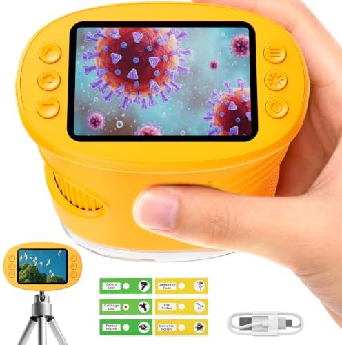1000X Handheld Digital Microscope for Kids: Pocket Microscope for...