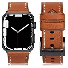 Vegetable Tanned Leather Brown Black Buckle