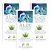 Aloe Cadabra Organic Personal Lubricant and Natural Vaginal Moisturizer with 95% Aloe Vera, Natural Aloe, 2.5 Ounce (Pack of 3)