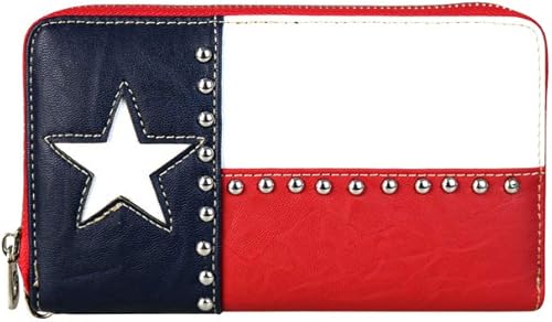 Miniatura 3 de Montana West Bolso patriótico con tachuelas para mujer, bolso con bandera estadounidense y bolso cruzado