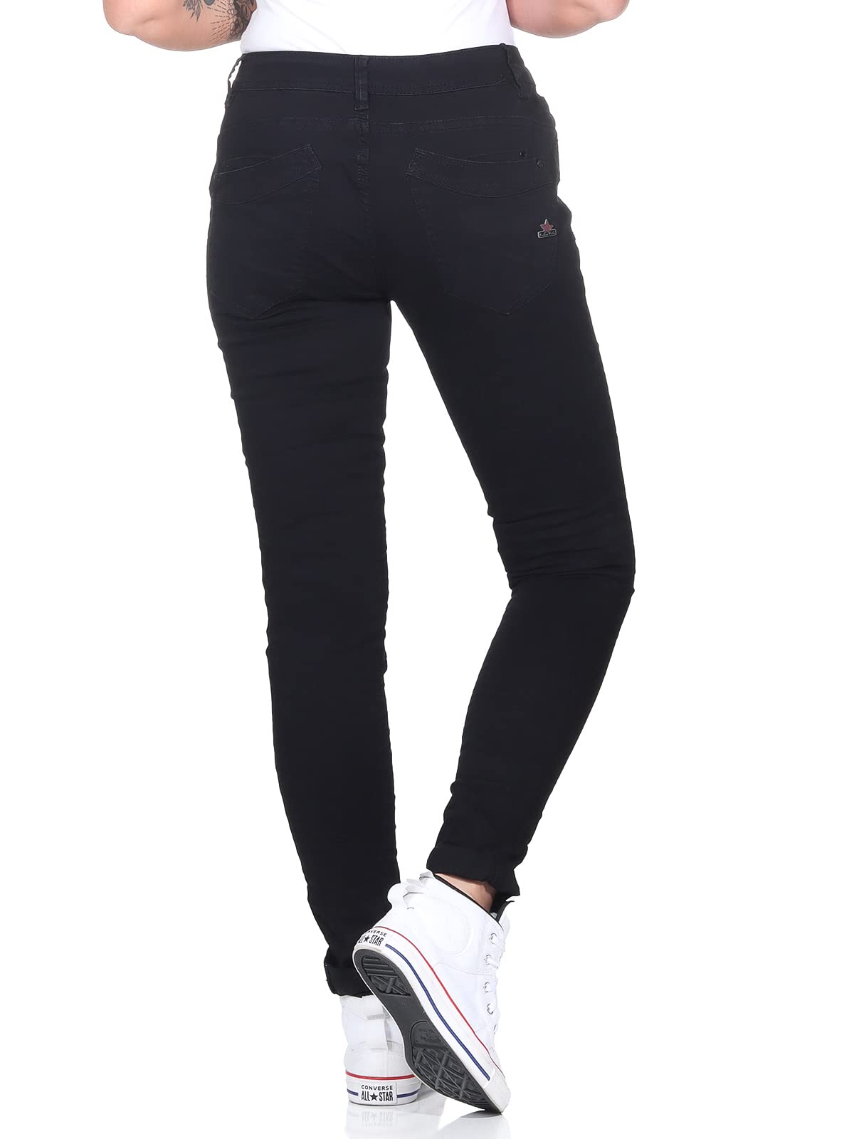 Buena Vista Jeans Hosen Damen - Malibu - Stretch Twill - Black - schwarz - Gr.