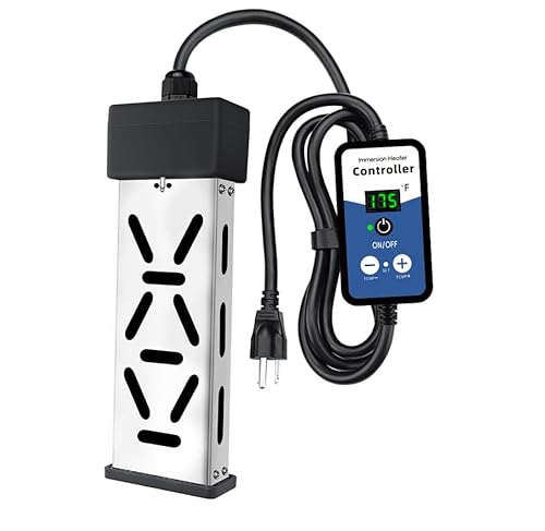 Portable Immersion Water Heater 1800W 120V, Electric Heater for Buckets,