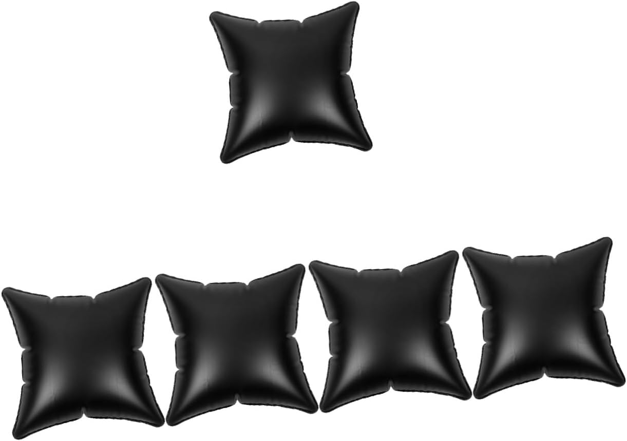 Amosfun 5pcs Inflatable Pillow Insert for Travel Camping Cushion Height Design for Comfort Portable Use