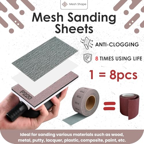 Miniatura 5 de Shineboc Rollo De Lija De Grano 240, 70 Mm X 12 M, Rollo De Lija Con Gancho Y Bucle, Rollo De Lija Autoadhesivo, Ideal Para Lijar Pinturas, Masillas, Imprimaciones, Madera, Metal Y Plástico