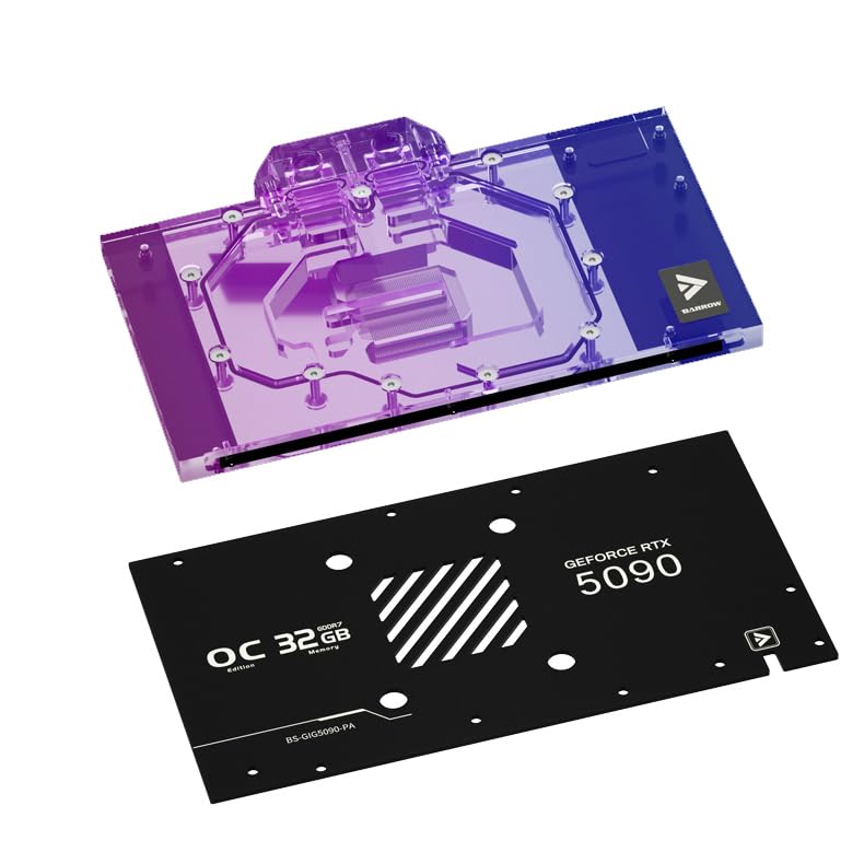 GeForce RTX 水冷却ファン 2基、箱・説明書付き Amazon.co.jp: Barrow Copper GPU 水冷ブロック GPU ウォーター