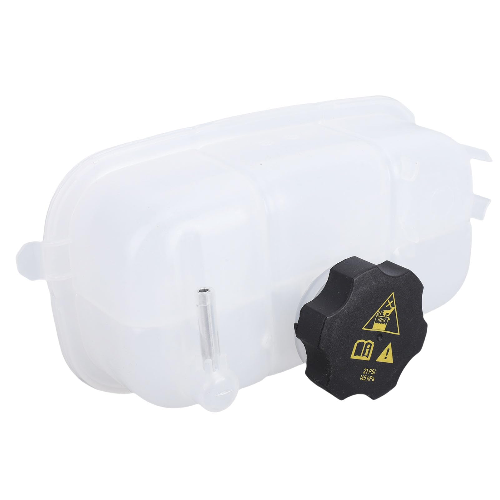Engine Coolant Reservoir Tank 68283565AB Overflow Bottle Replacement Fit for Jeep Wrangler V6 3.6L 2018-2024, High Temperature Proof Plastic for Mechanics