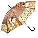 Regenschirm Stockschirm Damen Motiv Klimt The KISS Öffnungsautomatik