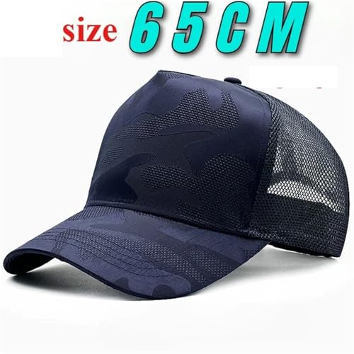 Casquettes de baseball grande taille en maille avec fermeture snapback - 3