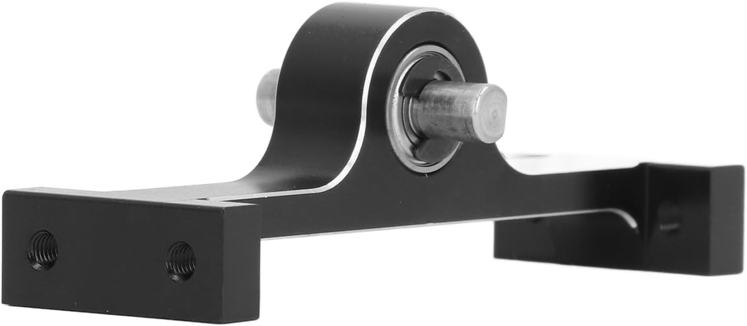 70mm RC Transfer Case, High Accuracy Aluminum Alloy RC Crawler Transfer Case Easy Installation for 1/10 RC Crawler (Black)