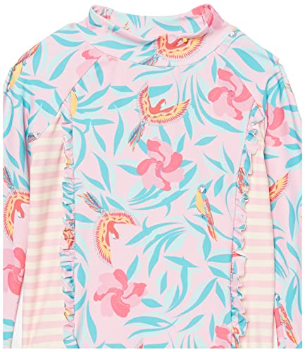 Image of Jessica Simpson Girls' Two-piece Rashguard Bikini Set