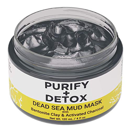Dead Sea Mud Mask for Face with Bentonite Clay and Activated Charcoal