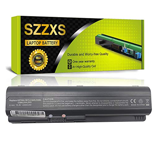 Ordenador Hp Batería Para HP Compaq Presario CQ60 CQ61 Series - 6 Celdas 10.8V 4400mAh | Reemplazo EV06 HSTNN-LB72 Portátil Hp