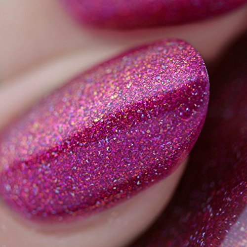 Image of ILNP Nexus - Rich Raspberry Holographic Nail Polish
