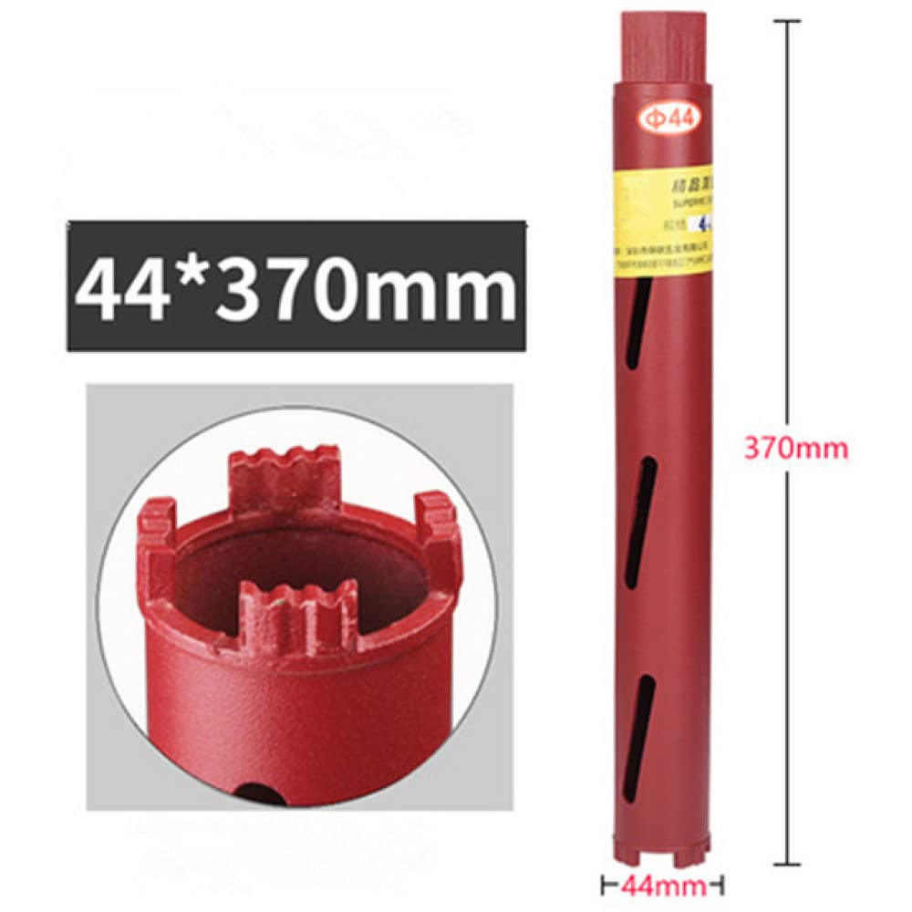 Filettatura M22 Punta da trapano diamantata professionale Trapano perforatore per calcestruzzo per l'installazione del condizionatore d'aria, 44X370mm