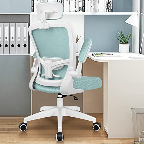 FelixKing Ergonomic Office Chair, Headrest Desk Chair Office Chair with Adjustable Lumbar Support, Home Office Swivel Task Chair with High Back and Armrest, Adjustable Height Gaming Chair(Light Blue) FelixKing Ergonomic Office Chair, Headrest Desk Chair Office Chair with Adjustable Lumbar Support, Home Office Swivel Task Chair with High Back and Armrest, Adjustable Height Gaming Chair(Light Blue)