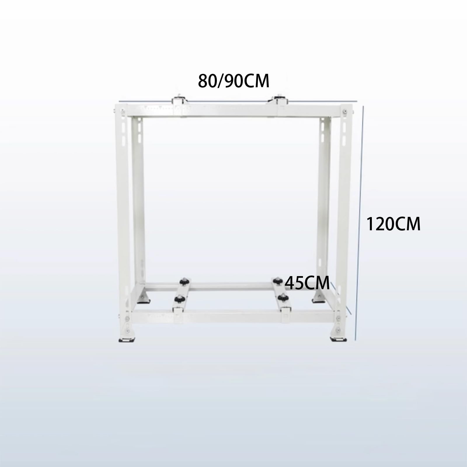 Soporte Universal de Alta Resistencia para Aire Acondicionado: se Monta en el Suelo, es Apto para Unidades Exteriores Mini Split, Proporciona un Soporte Robusto, está Fabricado en Resina Res