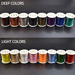 PHECDA PROFLY 12/16 Colors 3/0 6/0 Fly Tying Thread Series Fly Tying Materials (16 Colors 3/0 Thread)