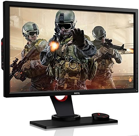 BenQ XL2430T 24 inch 144 Hz e-Sports Gaming Monitor (Colour Vibrance, Game Mode (FPS, RTS, MOBA), Black eQualiser, Flicker-free, HDMI x 2, S-Switch) - Black/Red