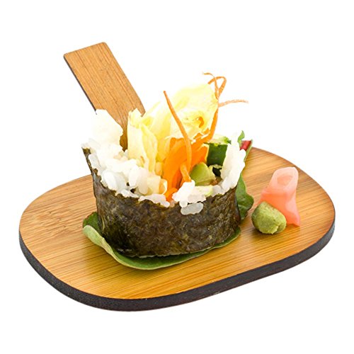 Buy 4 Inch x 3 Inch Bamboo Serving Plates, 100 Oval Pastry Plates