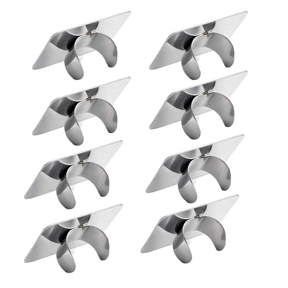 COSLUXE Nail Art Palette Stainless Steel Makeup Mixing Palette Ring Nail DIY Art Design Paint Color Mixing Palette Metal Tool (Pack of 1, Small) 3