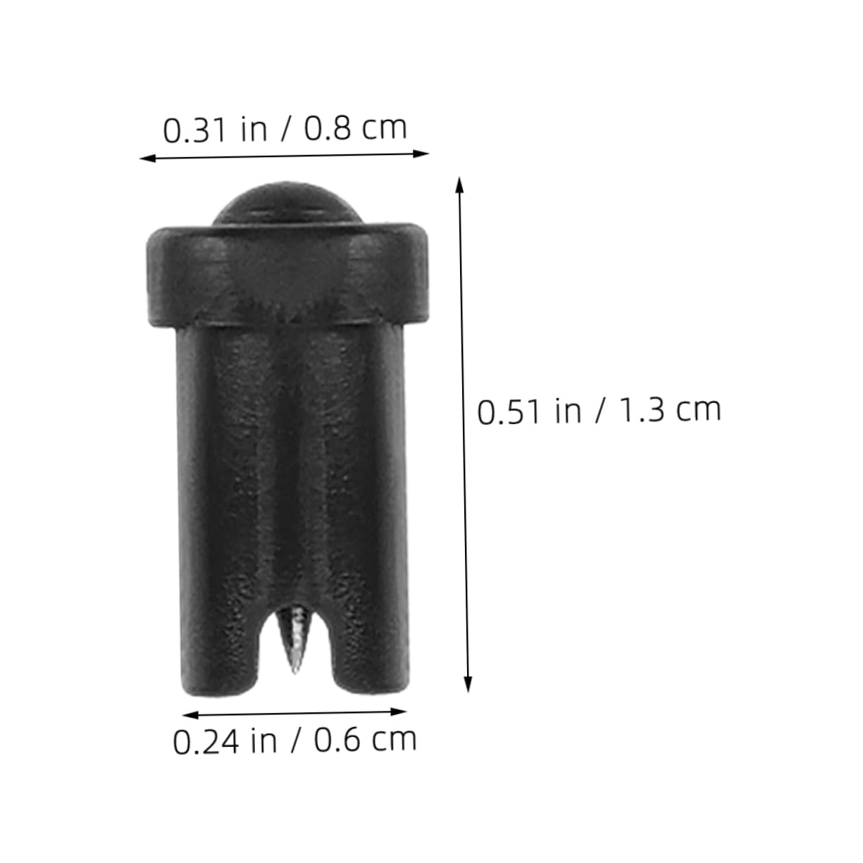 Didiseaon 60pcs Eyelash Extension Blocking Needle Tips Plastic Bottle Pins for Bottles Eyelash Salon Tools