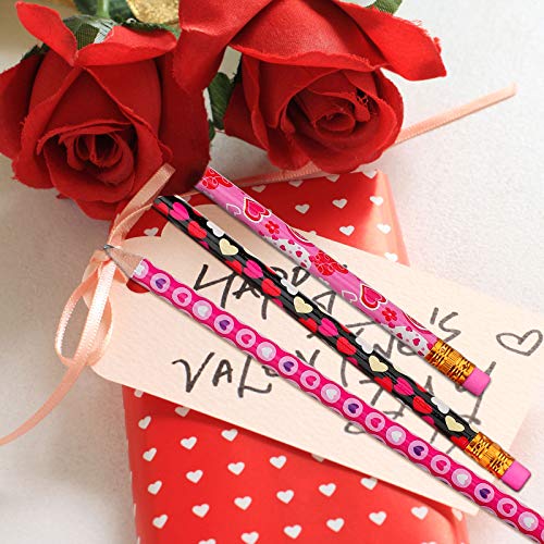 Lápices Valentine 36 Pzas con Borrador Corazón Rojo miniatura 6