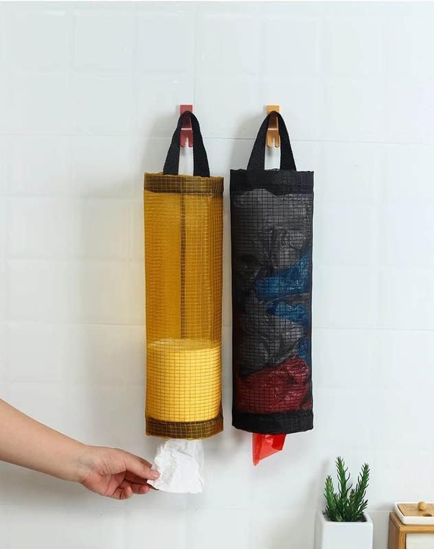 2-in-1 Plastic Bag Holder - Versatile Garbage Bag Dispenser & Storage, Ideal for Home & Kitchen - Multi Color