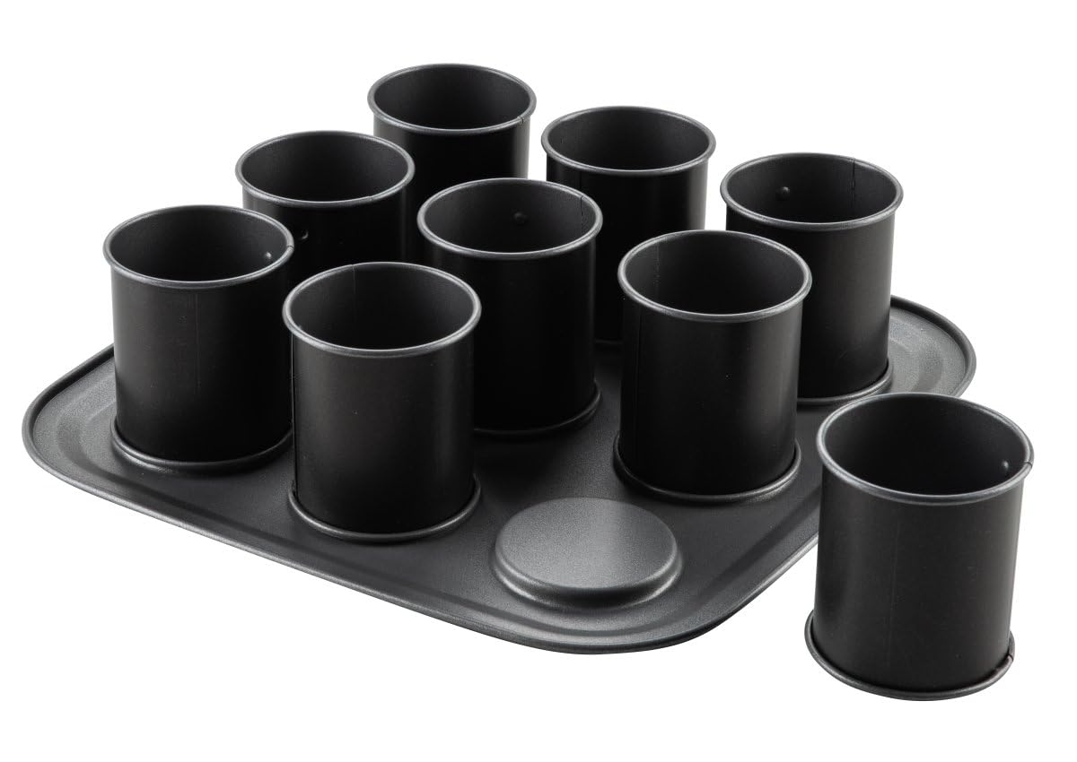 Dr. Oetker Mini-Törtchenblech Back-Idee Kreativ – 9er Set für perfekte Mini-Torten, Cupcakes und Muffins, Antihaftbeschichtet, Hitzebeständig bis +230°C, Made in Germany