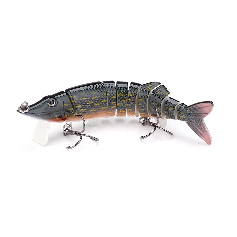 Amazon.co.jp: 20g 12.5cm 9-segments wobblers釣り誘惑釣り用タックル